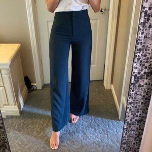 NWT! Wide leg H&M teal dress pants
